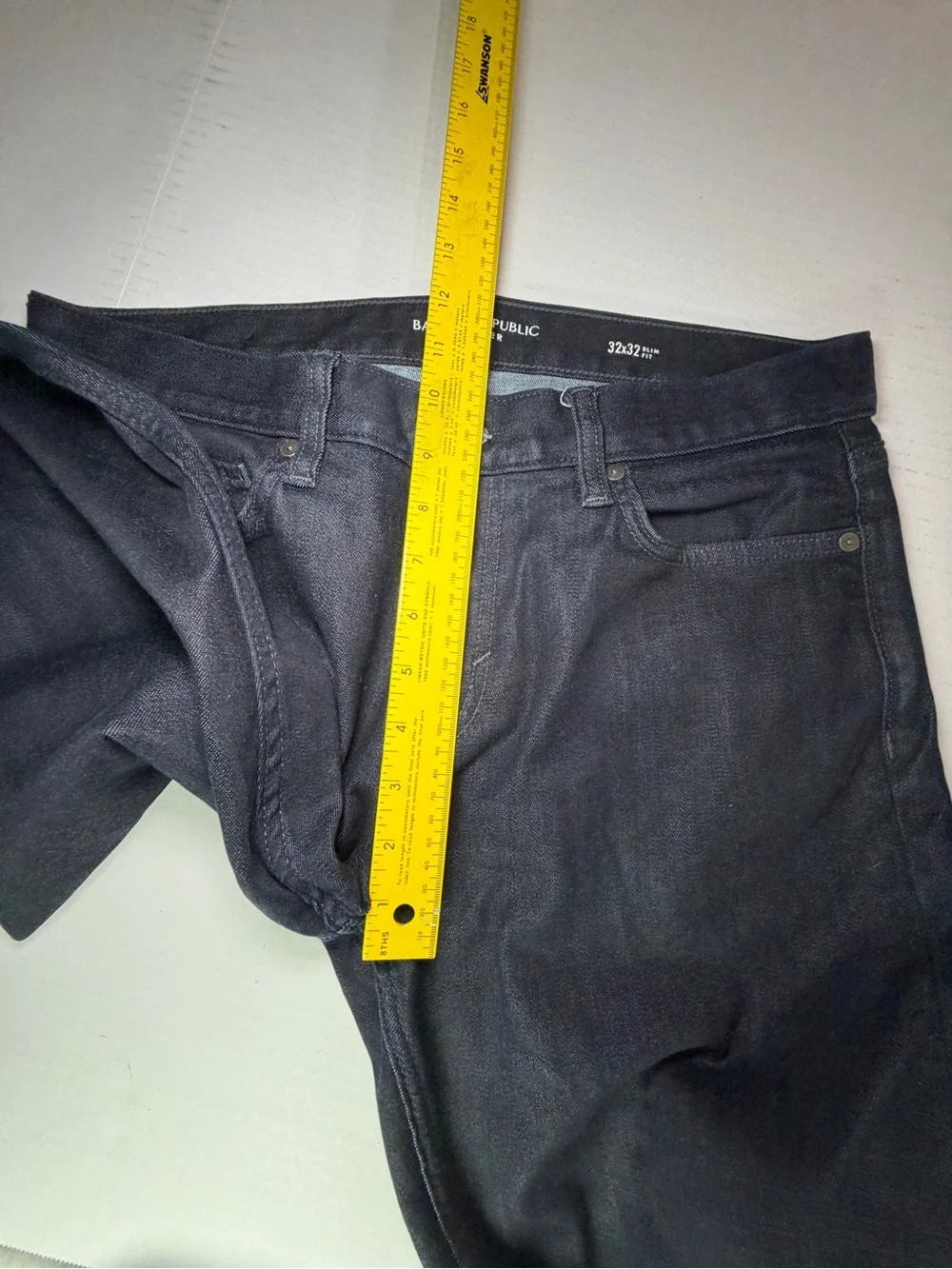 Banana Republic Men's Slim Straight Black Jeans